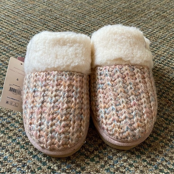 Secret Treasures Slippers Women’s Size 6 Knit Scuff Slip On Indoor-Outdoor New - Picture 2 of 8